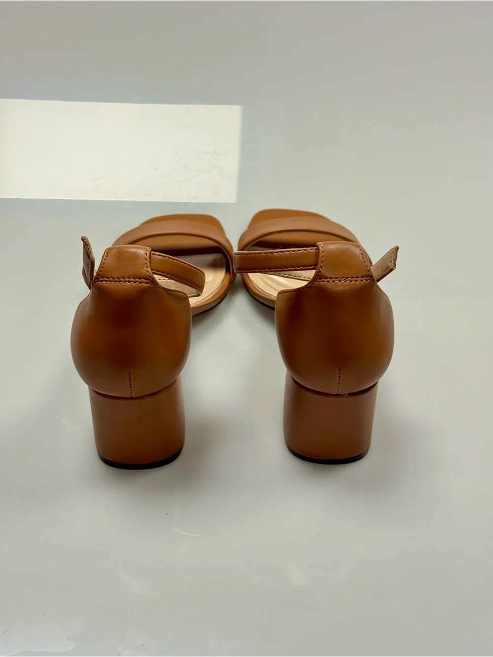 Kelly & Katie Brown Ankle Strap Block Heel Sandals Women’s Size 6.5
